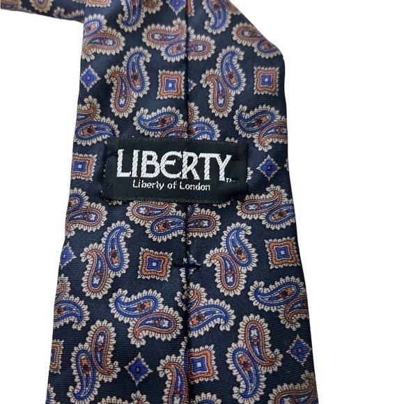 Vintage Liberty Of London 100% Silk Tie 
USA Made - Picture 7 of 8